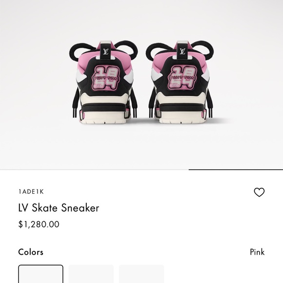 Louis Vuitton skates Pink - Picture 7 of 8